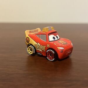 Mattel Disney Pixar Cars Mini Racer Rescue Lightning McQueen #95 3" Diecast 2022